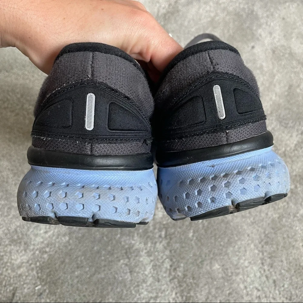 Brooks Black Blue Glycerin 18 Women's Road-Running Shoes Sneakers Size 10
